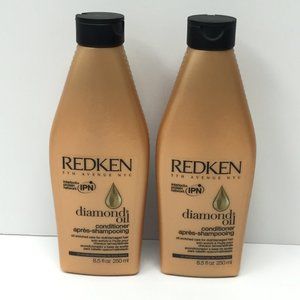 Redken Dimond Oil Conditioner Oil Enriched Care for Dull/Damaged Hair-Lot of 2